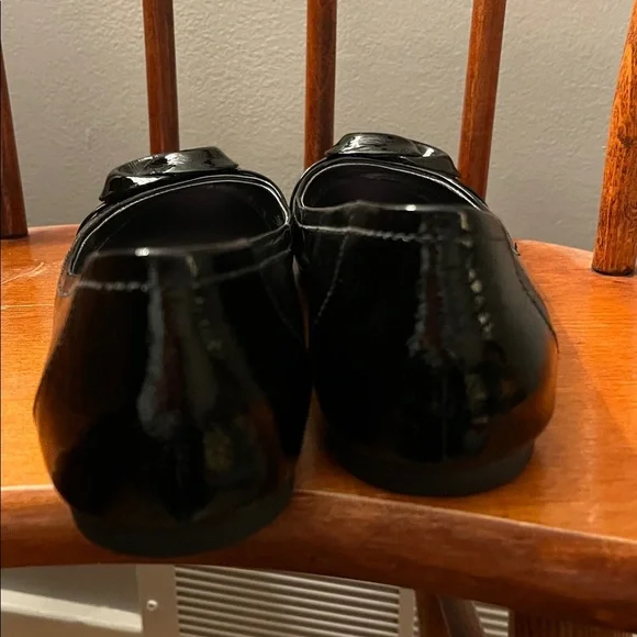 ECCO Women’s Black Patent Leather Ballet Flats Size 39 - Picture 8 of 9